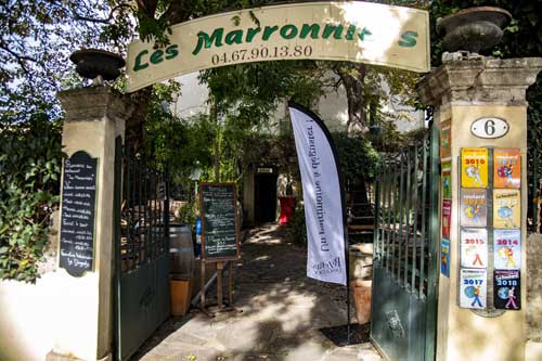pezenas-vin-terroir-appellation restaurant les marronniers 