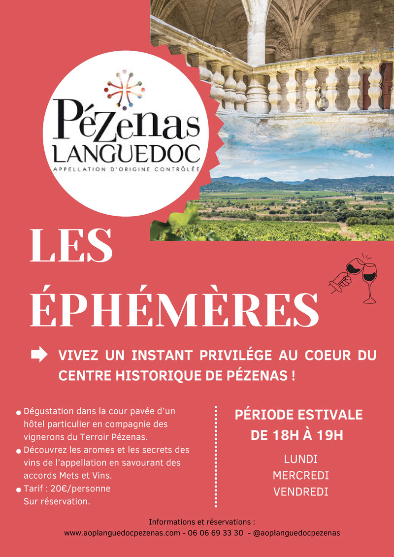 atelier vin découverte et dégustation avec les vignerons de pézenas