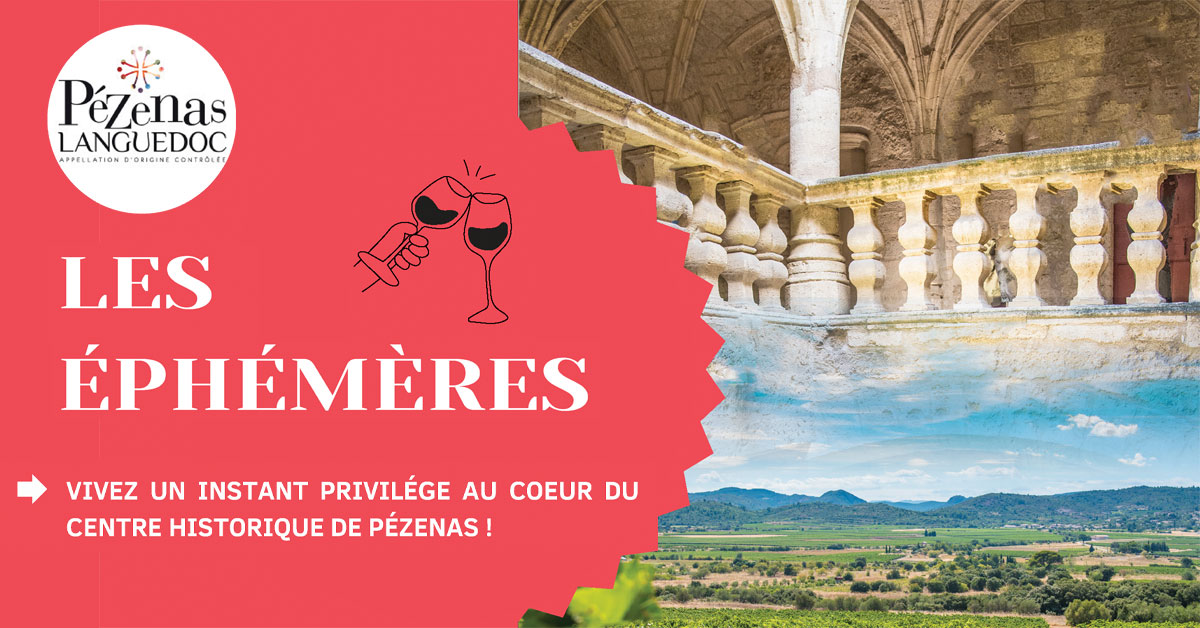 les ephemeres dégustation vin vigneron pézenas